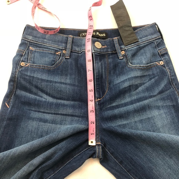 Express Jeans High Rise Culottes - Picture 7 of 9